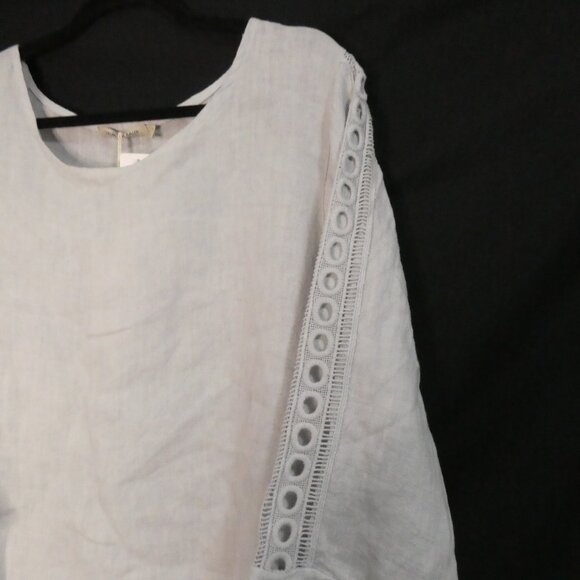 VALENTINA NALDI | 2X | Asymmetrical Tunic Top | Linen | Made In Italy | NWT - Picture 7 of 16